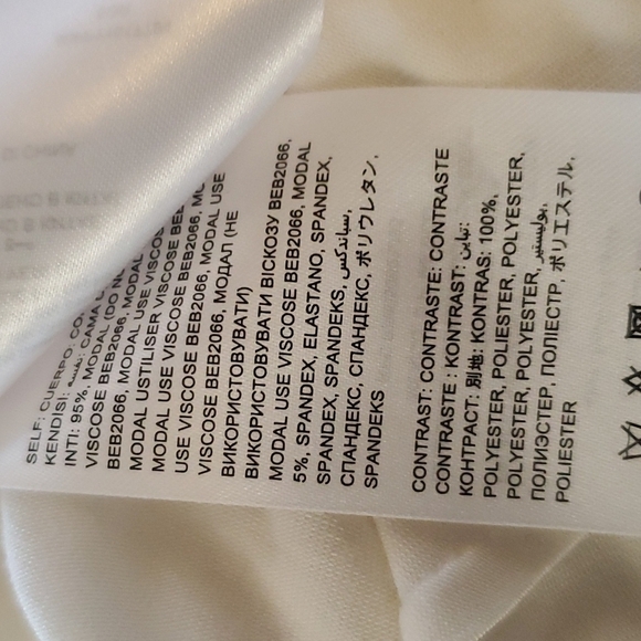 bebe Creamy Blouse SZ XS - Picture 10 of 10